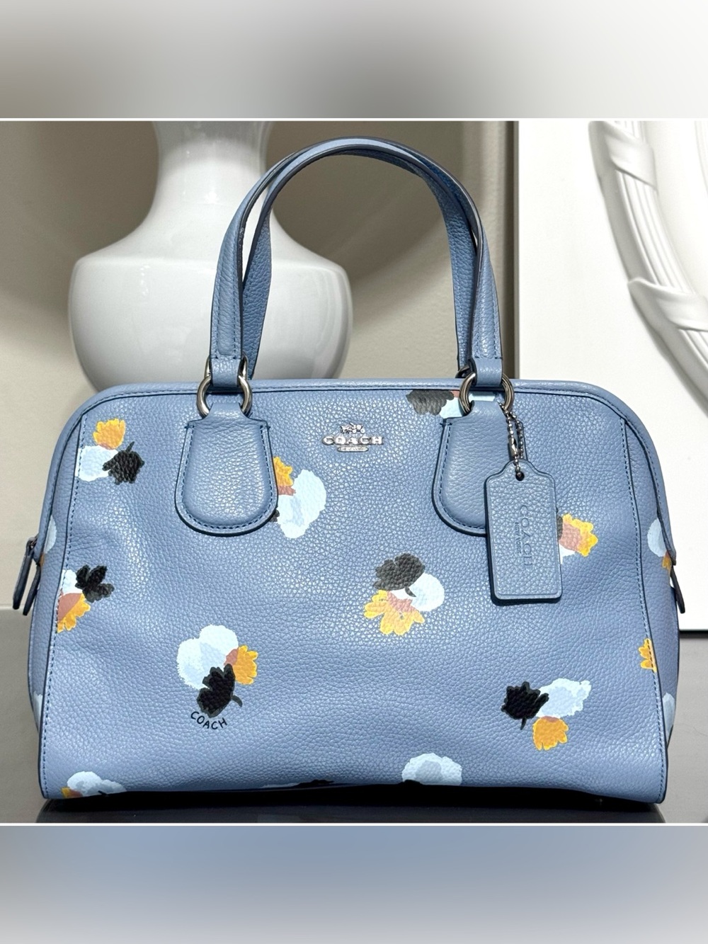 COACH Nolita Satchel, CORNFLOWER